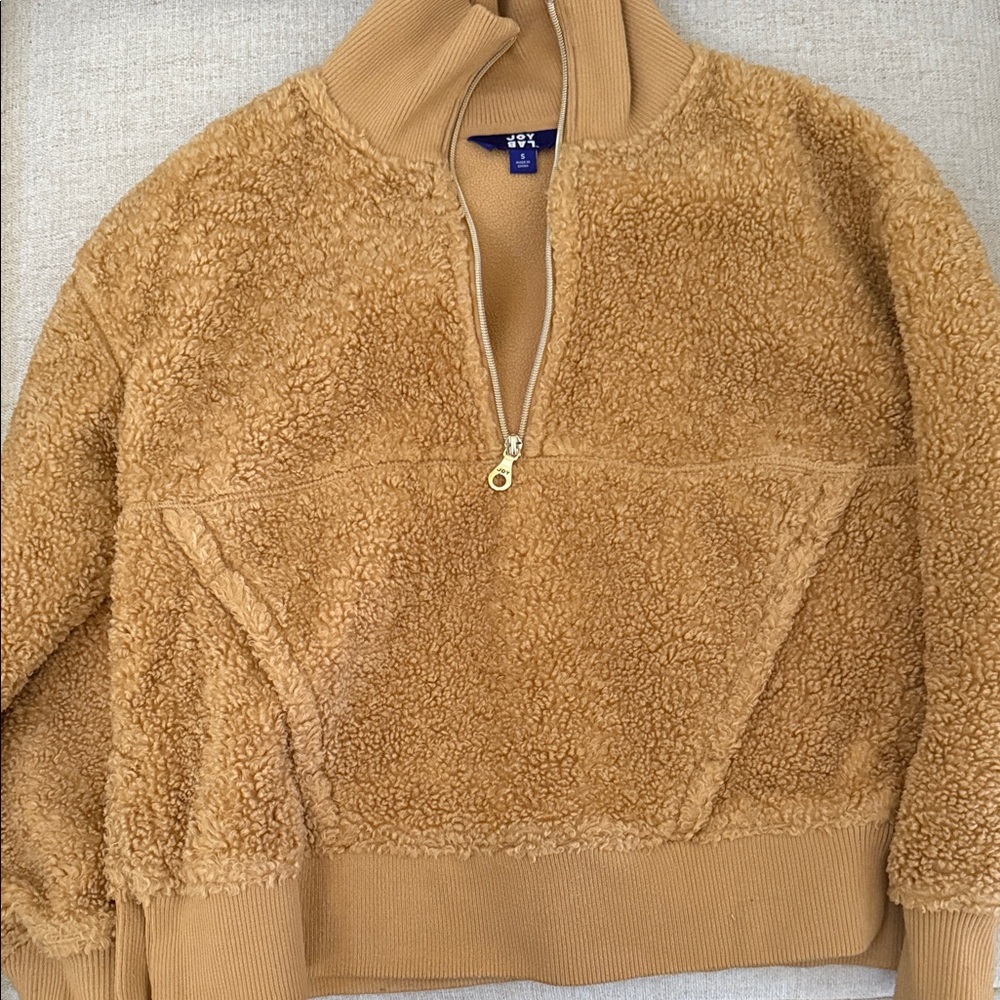 JoyLab Tan Teddy Jacket
